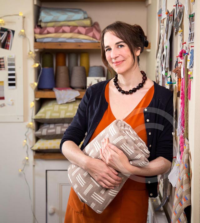 Anna Lisa Smith, textile designer photography Yorkshire