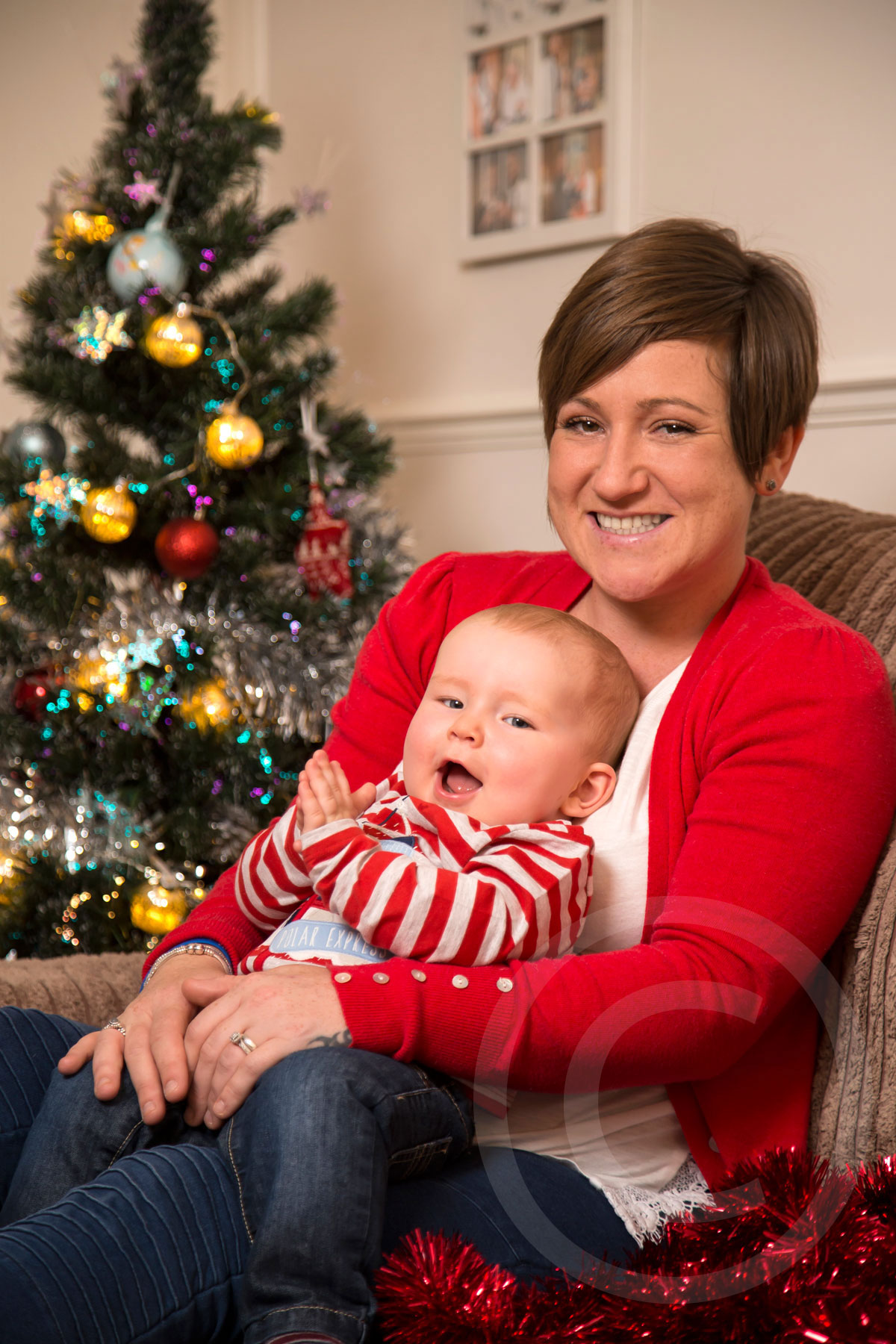 Christmas baby photography