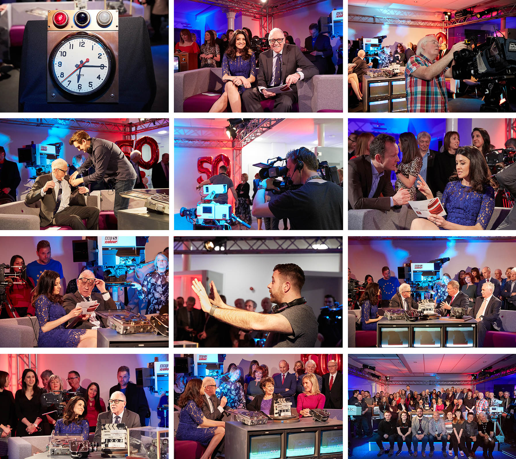 commercial corporate events reportage tv photographer news leeds look north celebrations montage bbc