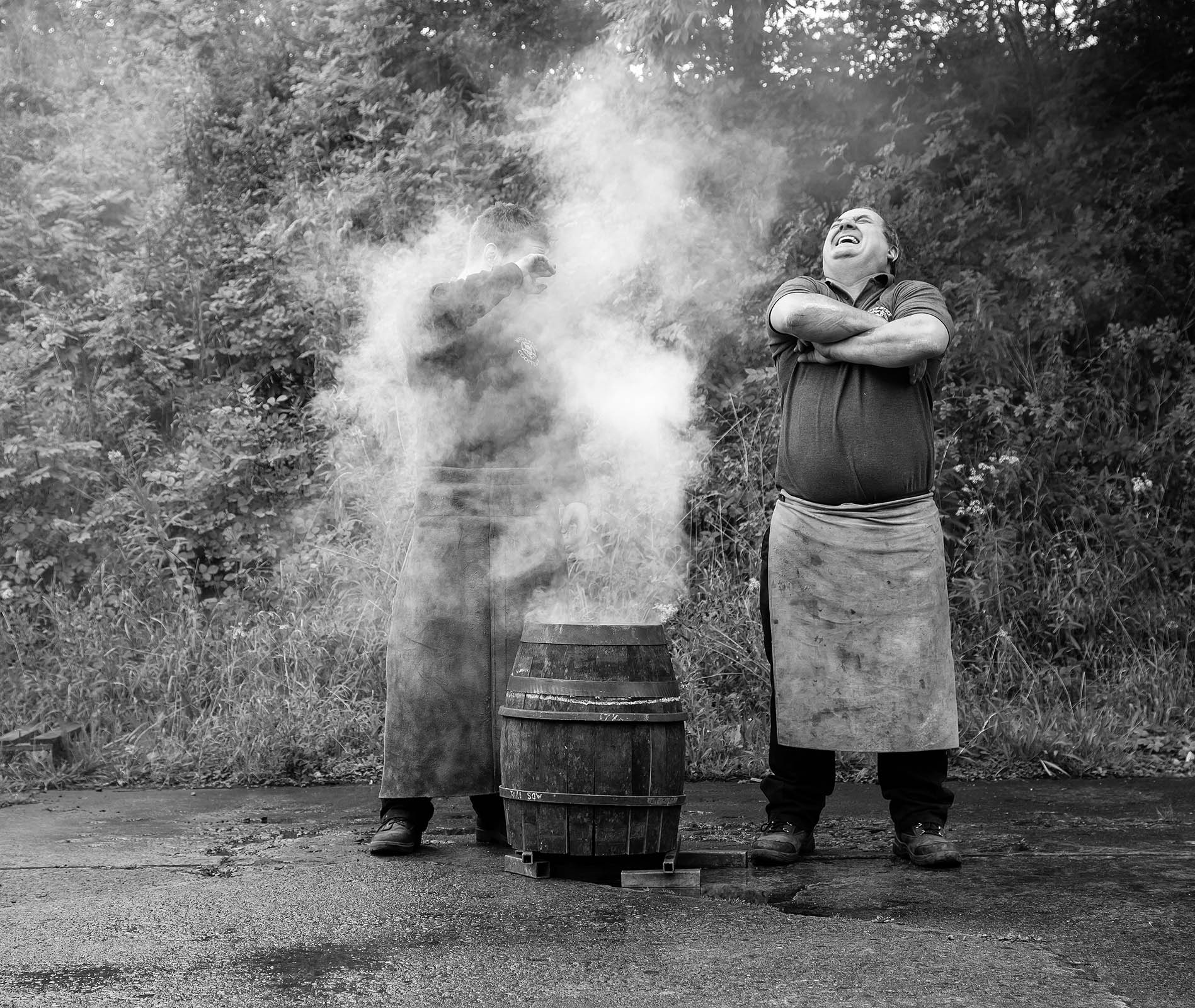 commercial editorial reportage lifestyle barrel making black and white Part 05 0380