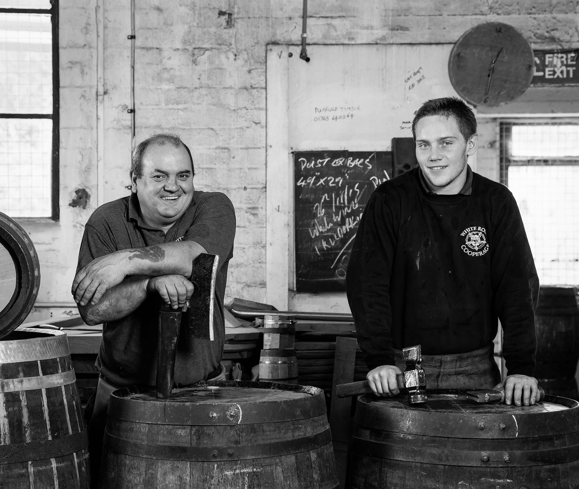 commercial editorial reportage lifestyle barrel making black and white Part 08 0610