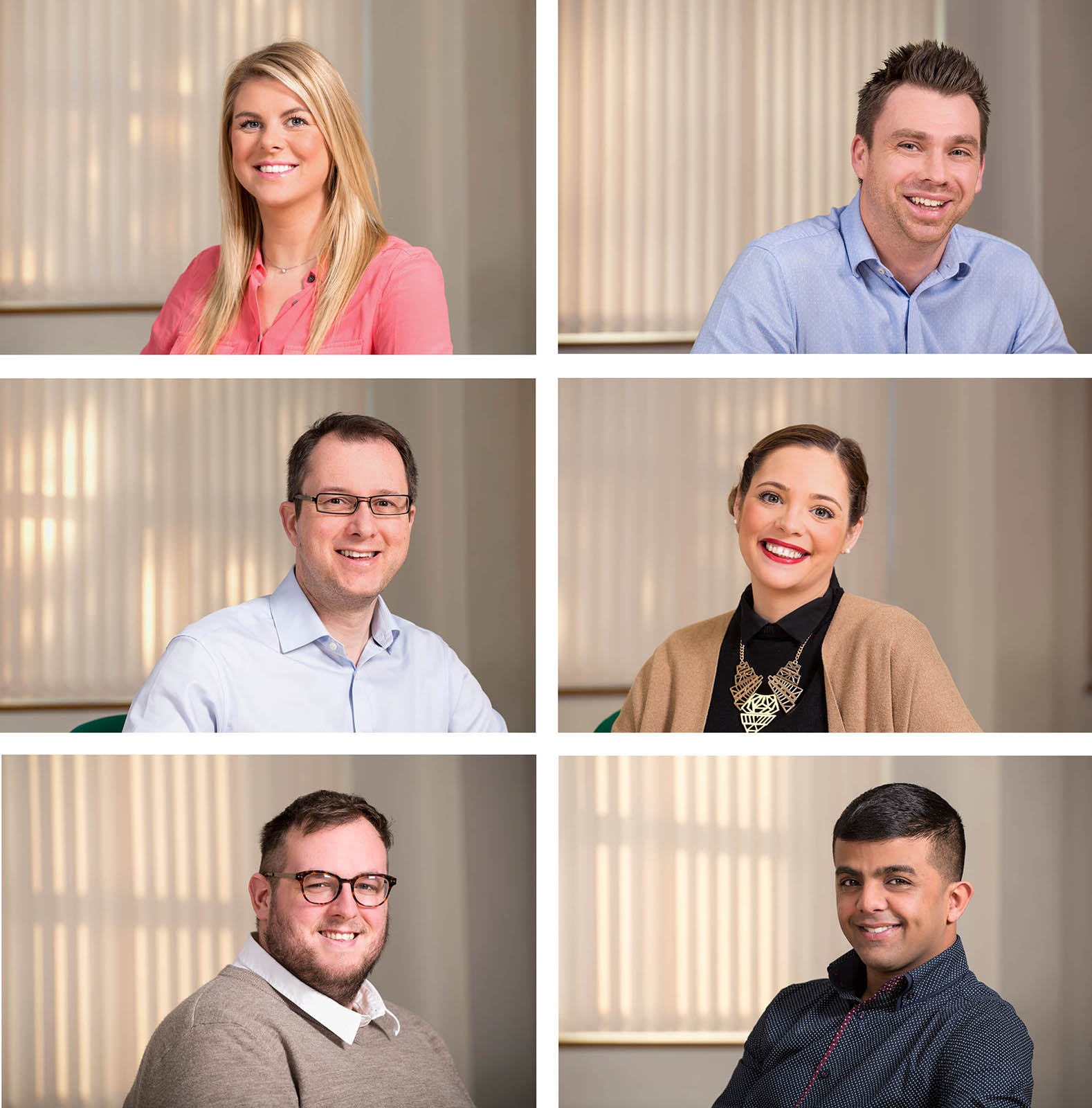 corporate headshots profile location montage