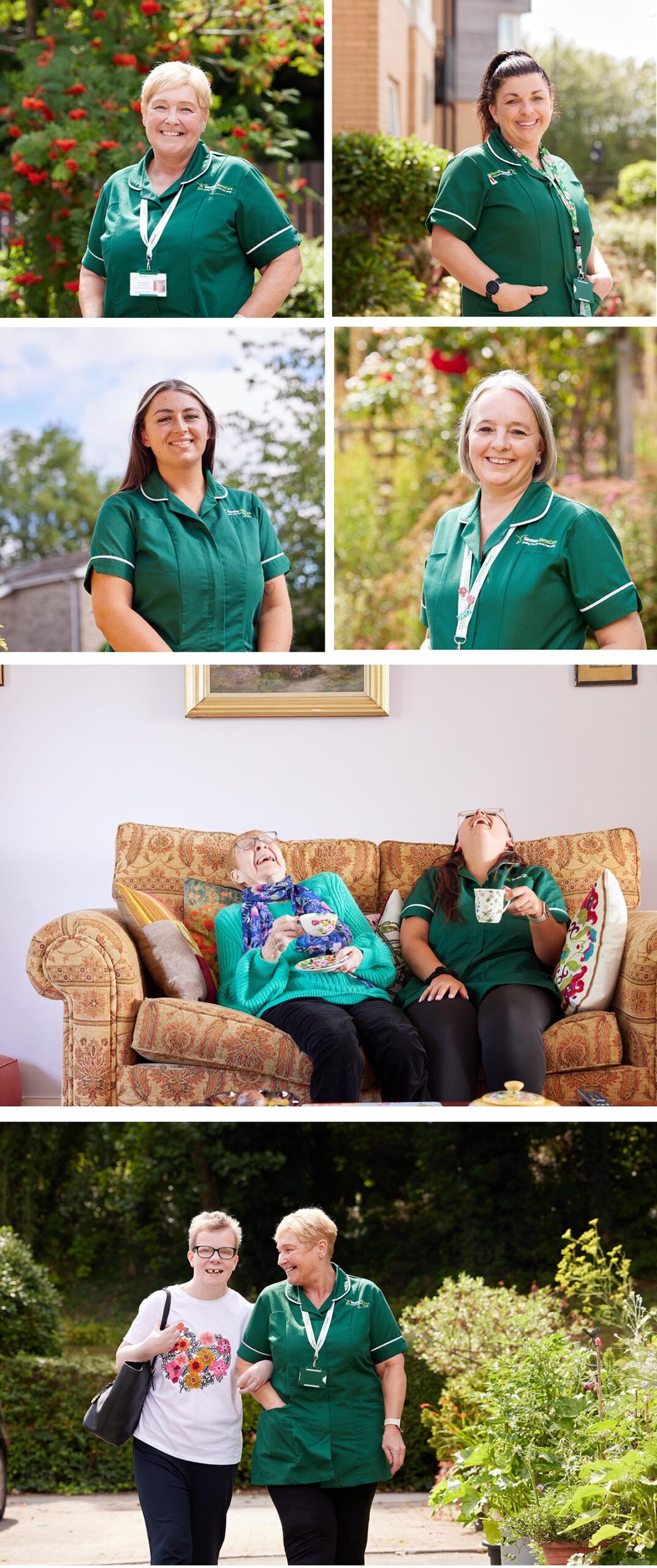 homecare photography shoot