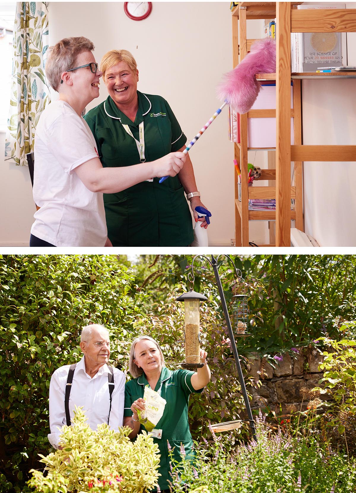 photoshoot for homecare centre